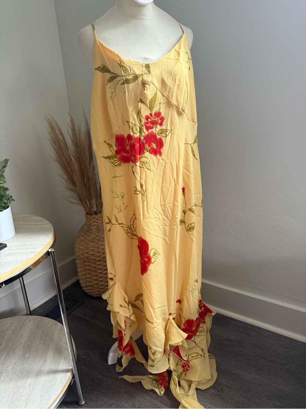 Dress U II by Sharon Yellow Floral Maxi Dress